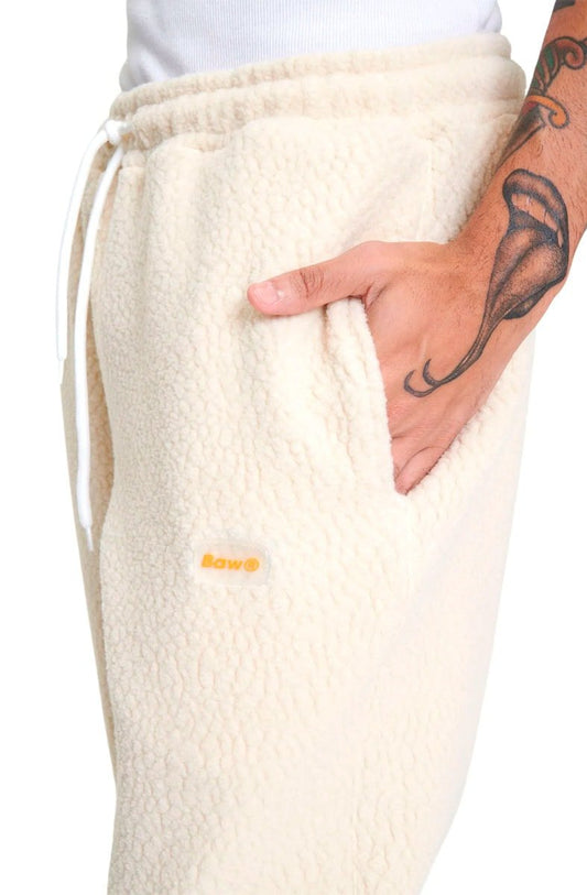 Calça Baw Sherpa New Retro Creme - NewSkull