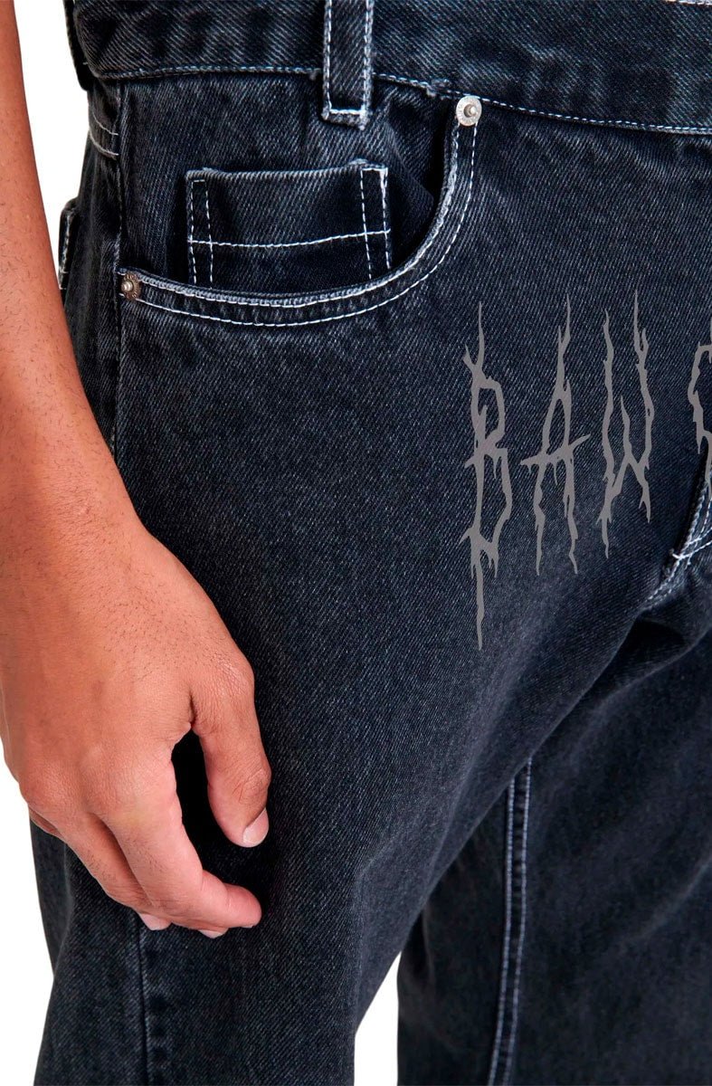 Calça Baw Straight Leg Pants Twigy Preto - NewSkull