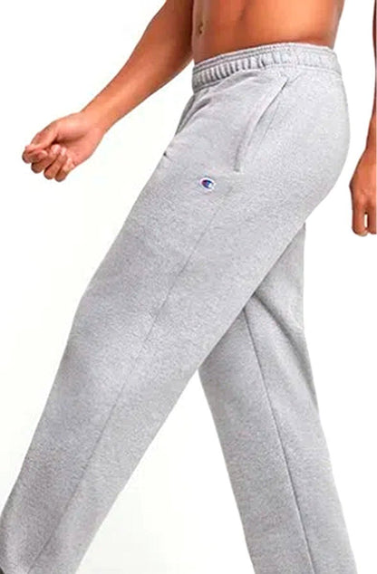 Calça Champion Moletom C - Patch Cinza - NewSkull