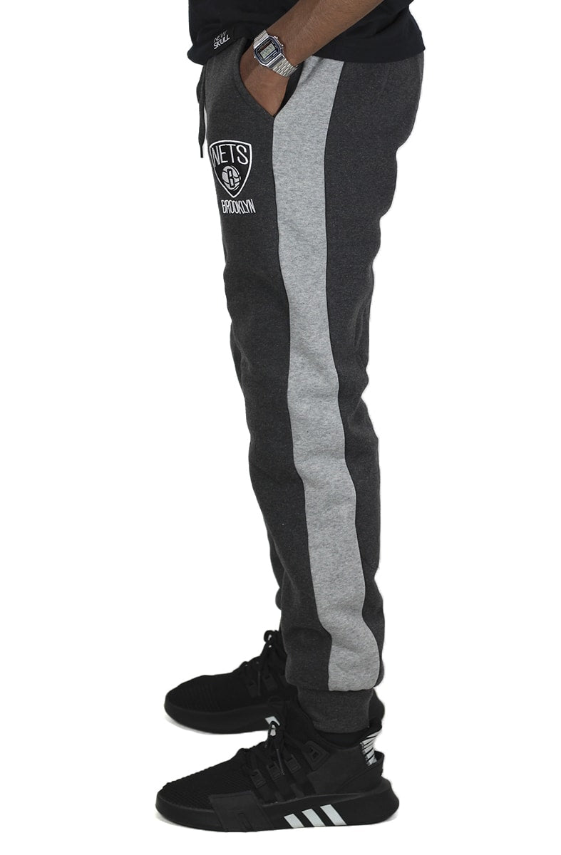 Calça de Moletom NBA Brooklyn Nets Mescla - NewSkull