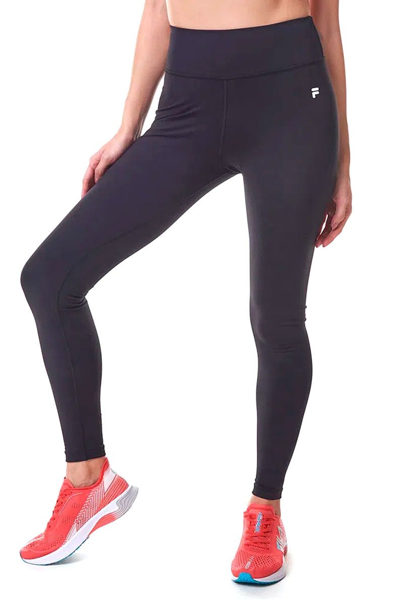 Calça Fila Legging Flat Life Feminina Preta/Branca - NewSkull
