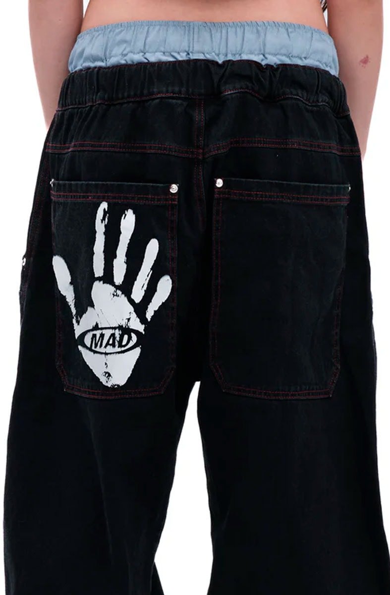 Calça Jeans MAD Enlatados Cueca Boxer Preto - NewSkull