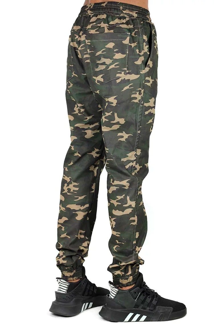CALÇA JOGGER NEWSKULL CAMUFLADA MARROM - NewSkull