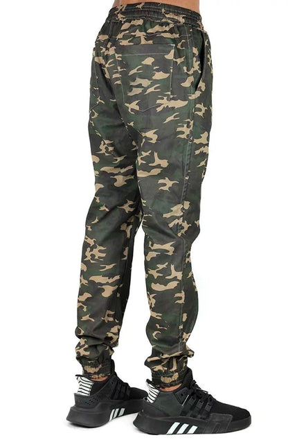 CALÇA JOGGER NEWSKULL CAMUFLADA MARROM - NewSkull