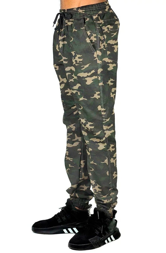 CALÇA JOGGER NEWSKULL CAMUFLADA MARROM - NewSkull