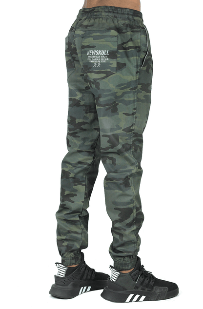 CALÇA JOGGER NEWSKULL CAMUFLADA VERDE - NewSkull