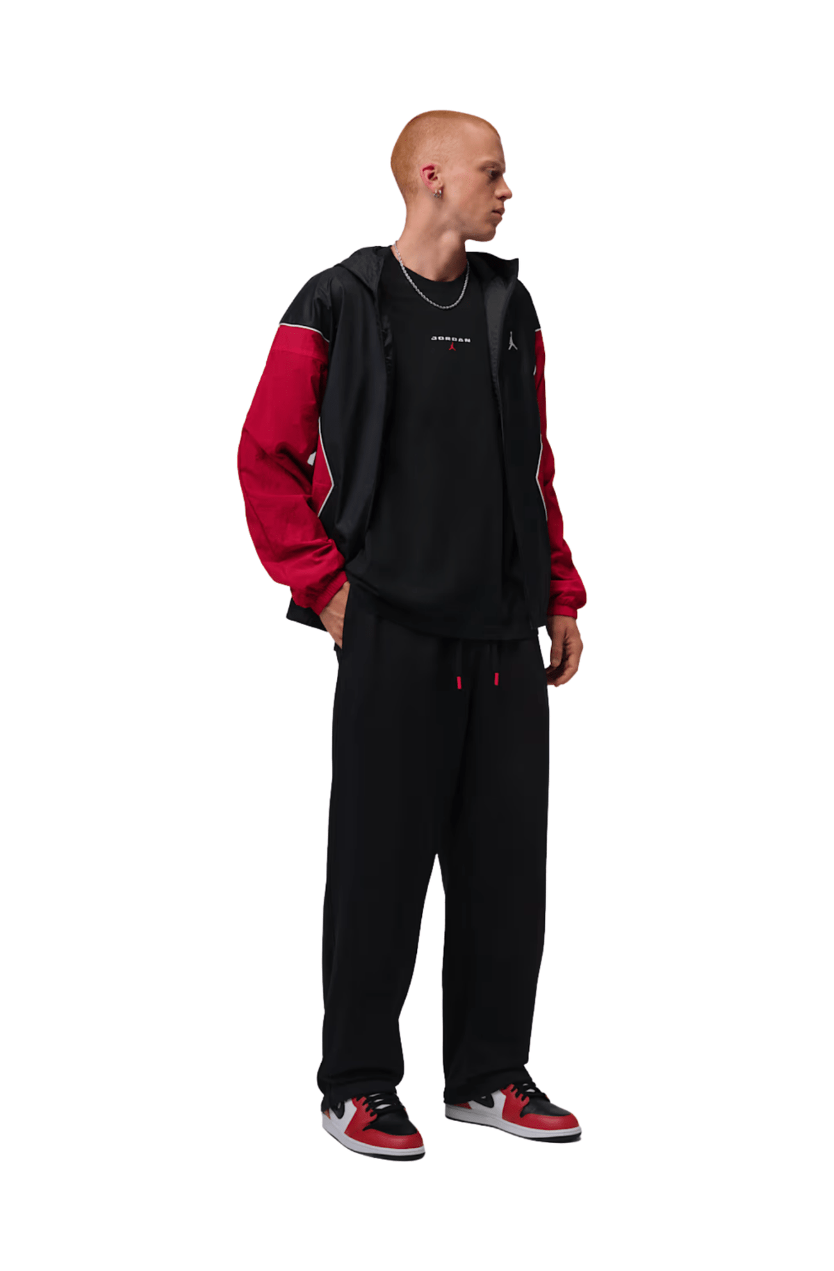 Calça Jordan Brooklyn Fleece Open Hem Pants Preto - NewSkull