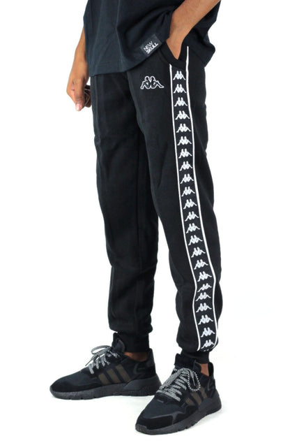 CALÇA KAPPA JOGGER MOLETOM DUE DUE FEMININA/MASCULINA PRETA - NewSkull