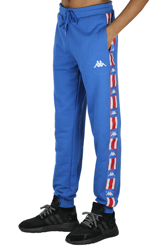 Calça Kappa Jogger Moletom Masculina Azul - NewSkull