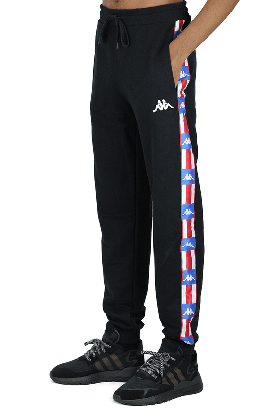 Calça Kappa Jogger Moletom Masculina Preta - NewSkull