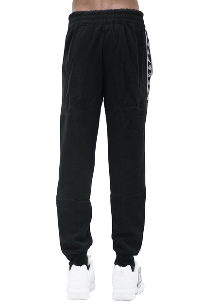 Calça Kappa Jogger Moletom Nuovo Due Due Masculina Preta - NewSkull