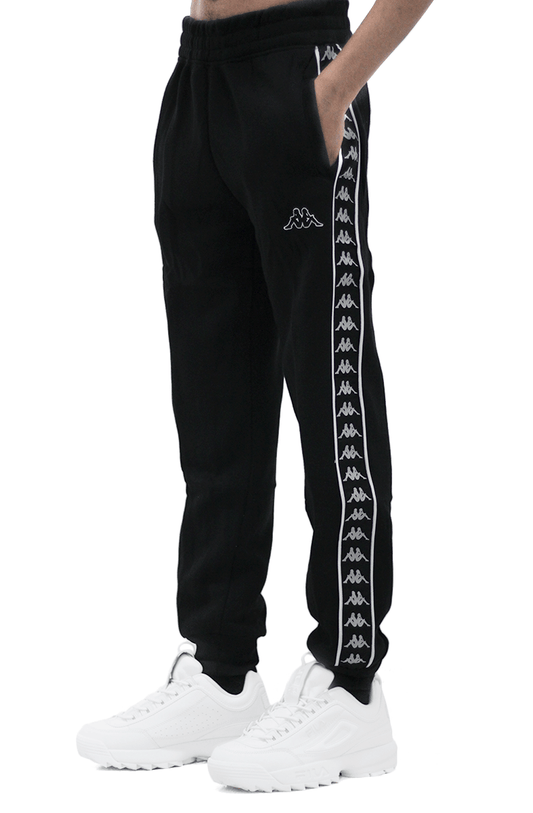 Calça Kappa Jogger Moletom Nuovo Due Due Masculina Preta - NewSkull