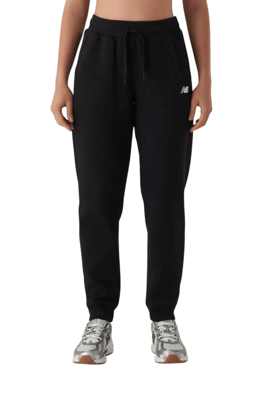 Calça New Balance Felpa Essentials Feminino Preto - NewSkull