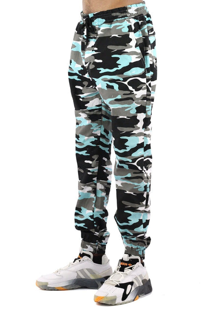 Calça NewSkull Jogger Camo Collor Azul - NewSkull