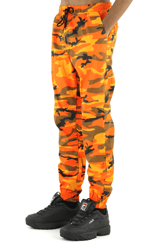 Calça NewSkull Jogger Camo Collor Laranja - NewSkull