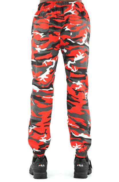 Calça NewSkull Jogger Camo Collor Vermelha - NewSkull