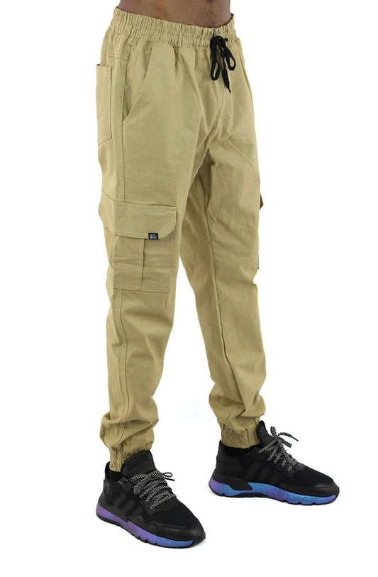 Calça NewSkull Jogger Cargo Bege Caqui - NewSkull