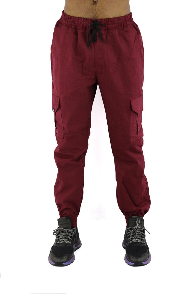 Calça NewSkull Jogger Cargo Bordo - NewSkull