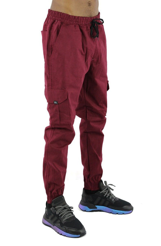 Calça NewSkull Jogger Cargo Bordo - NewSkull