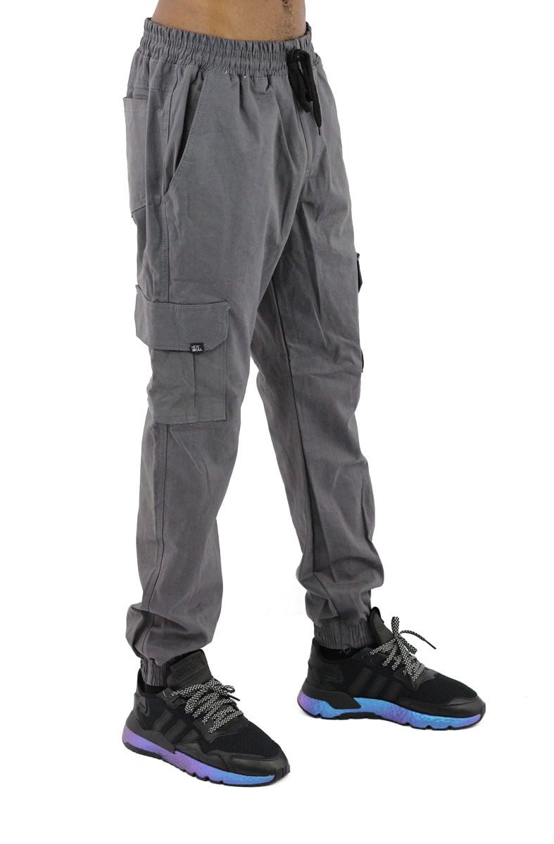 Calça NewSkull Jogger Cargo Cinza - NewSkull