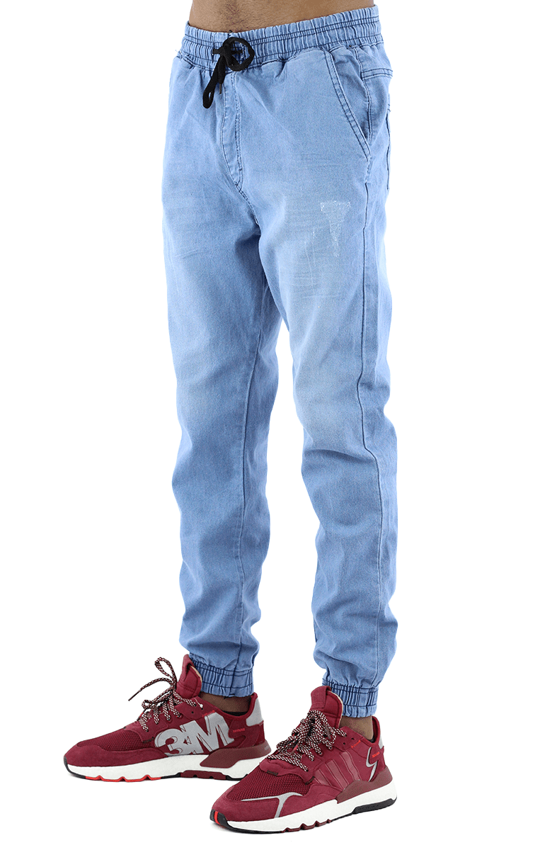 Calça NewSkull Jogger Jeans EXTRA Azul Clara - NewSkull