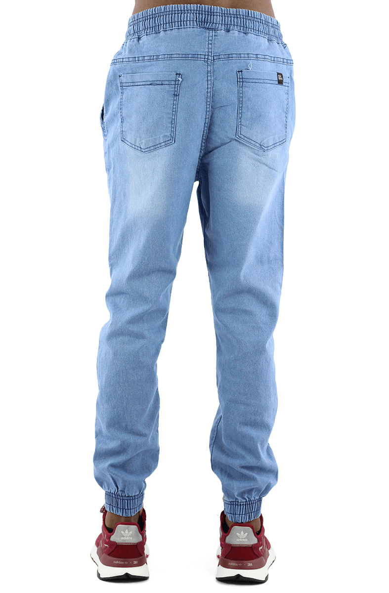 Calça NewSkull Jogger Jeans EXTRA Azul Clara - NewSkull