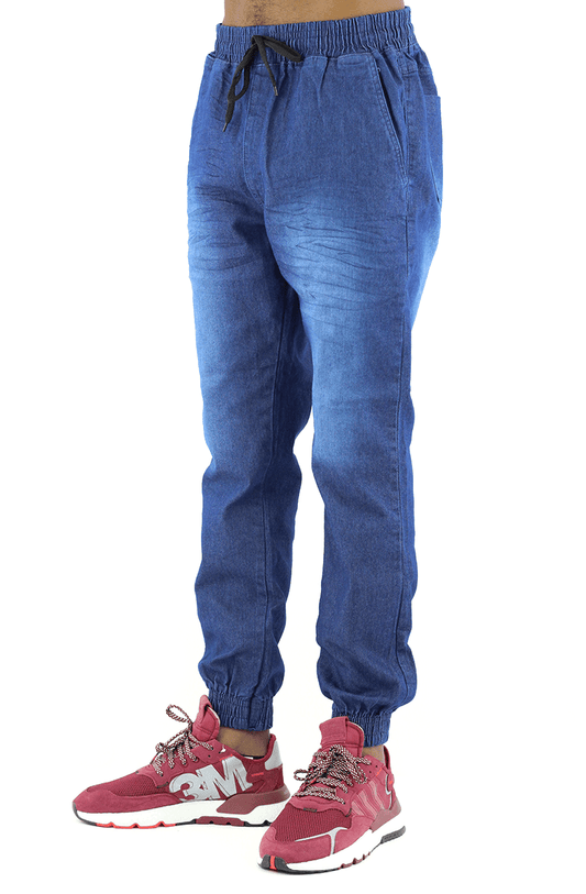 Calça NewSkull Jogger Jeans EXTRA Azul Escura - NewSkull