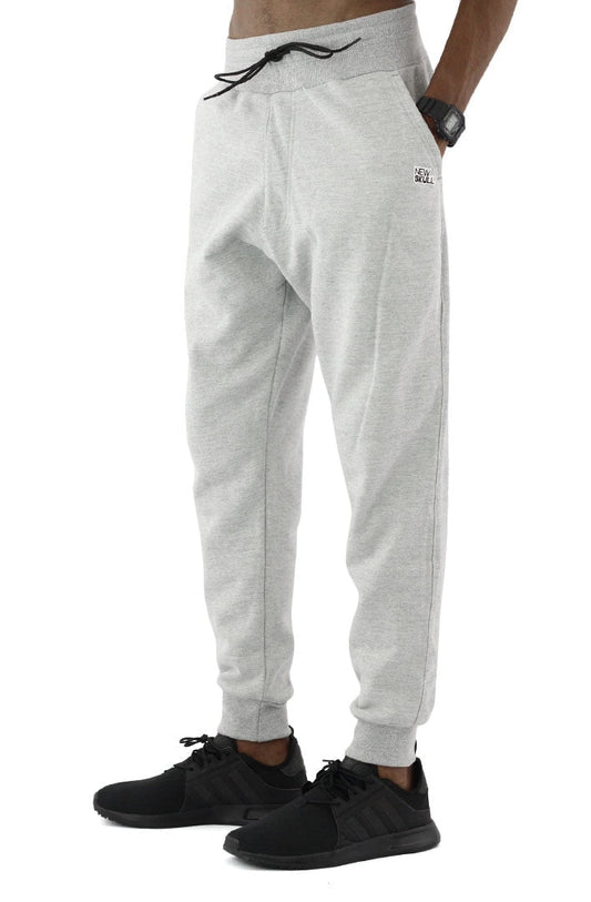 Calça NEWSKULL Moletom Jogger Cinza Medio - NewSkull