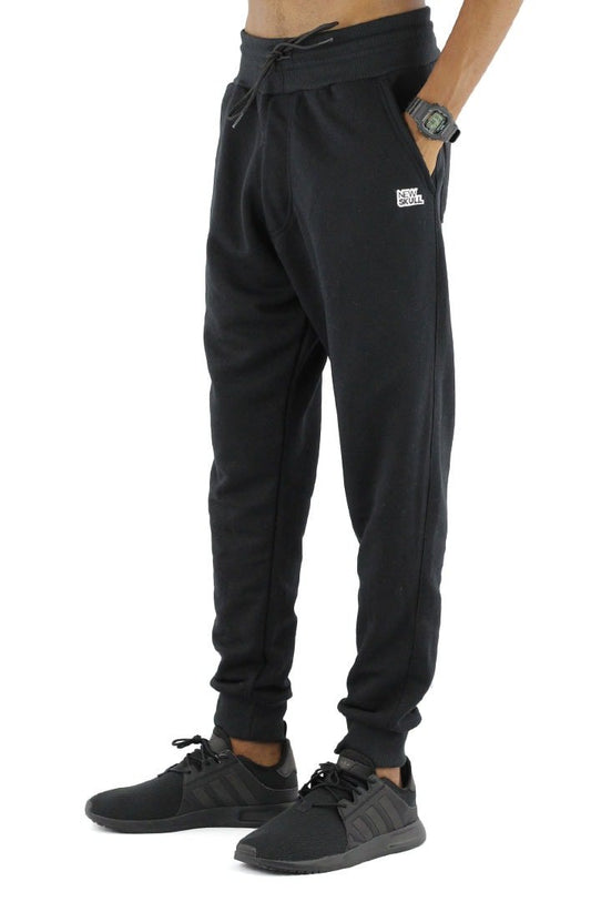 Calça NEWSKULL Moletom Jogger Preta - NewSkull
