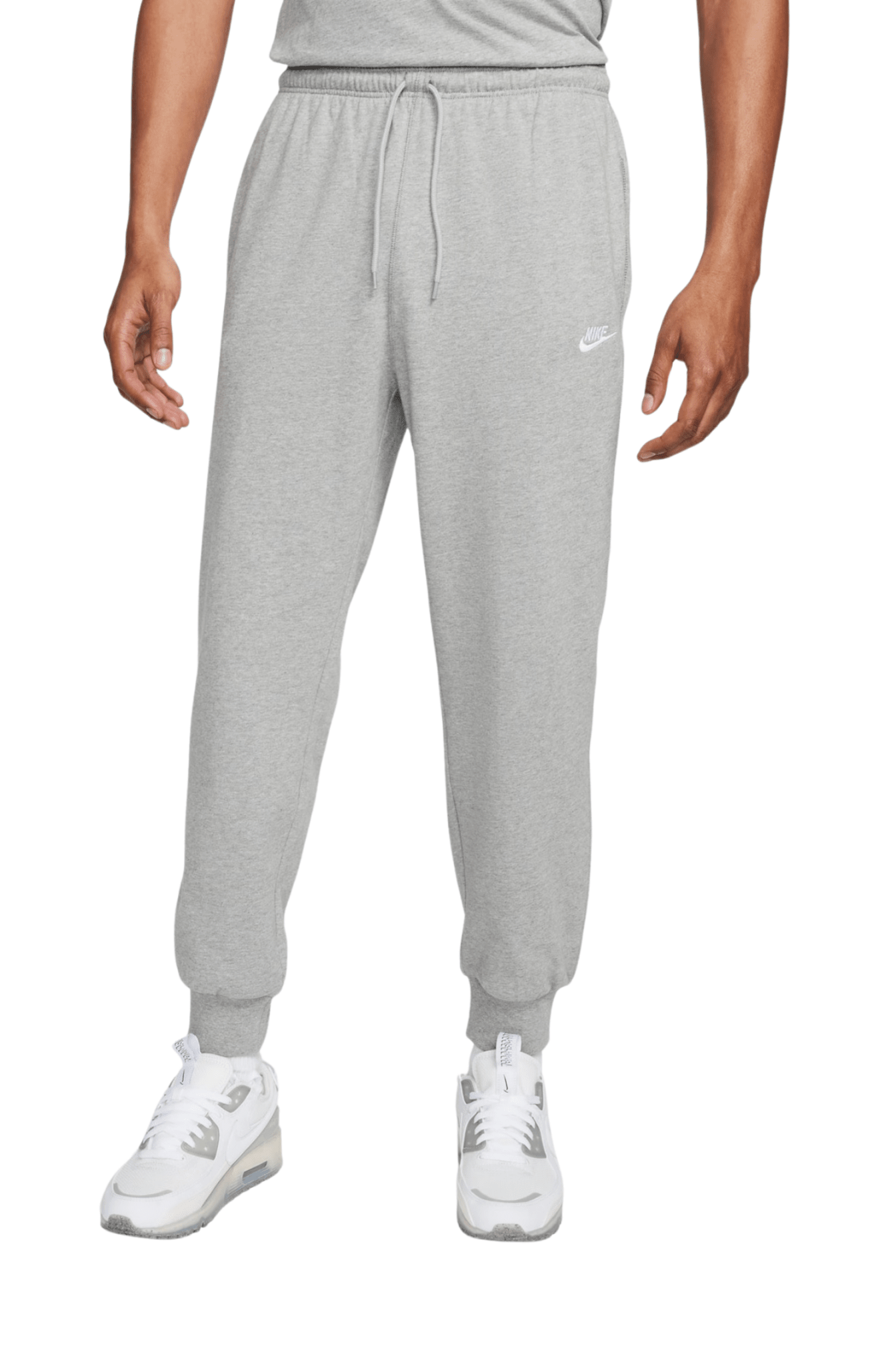 Calça Nike Club Knit Masculino Cinza - NewSkull