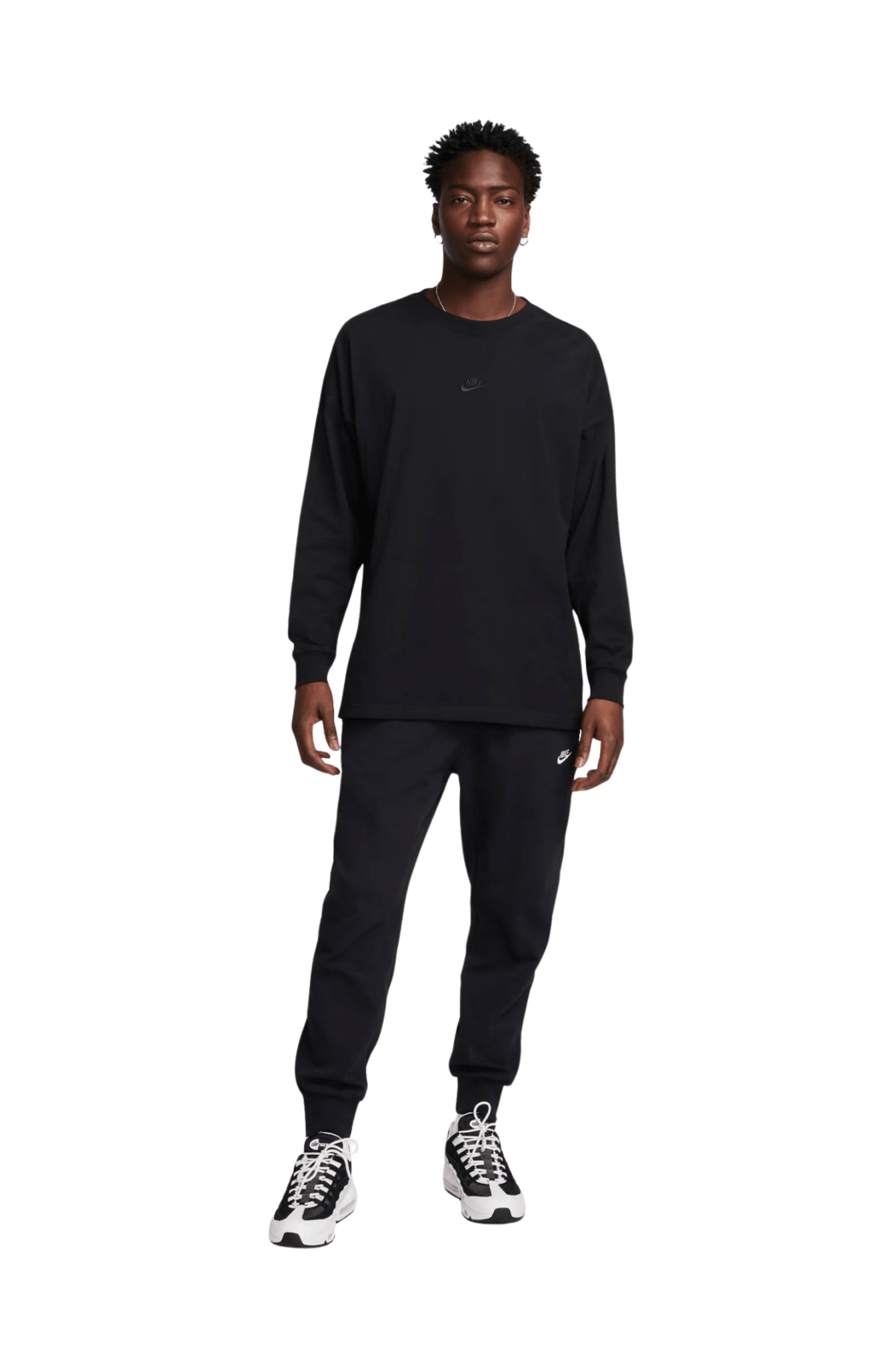 Calça Nike Club Knit Masculino Preto - NewSkull