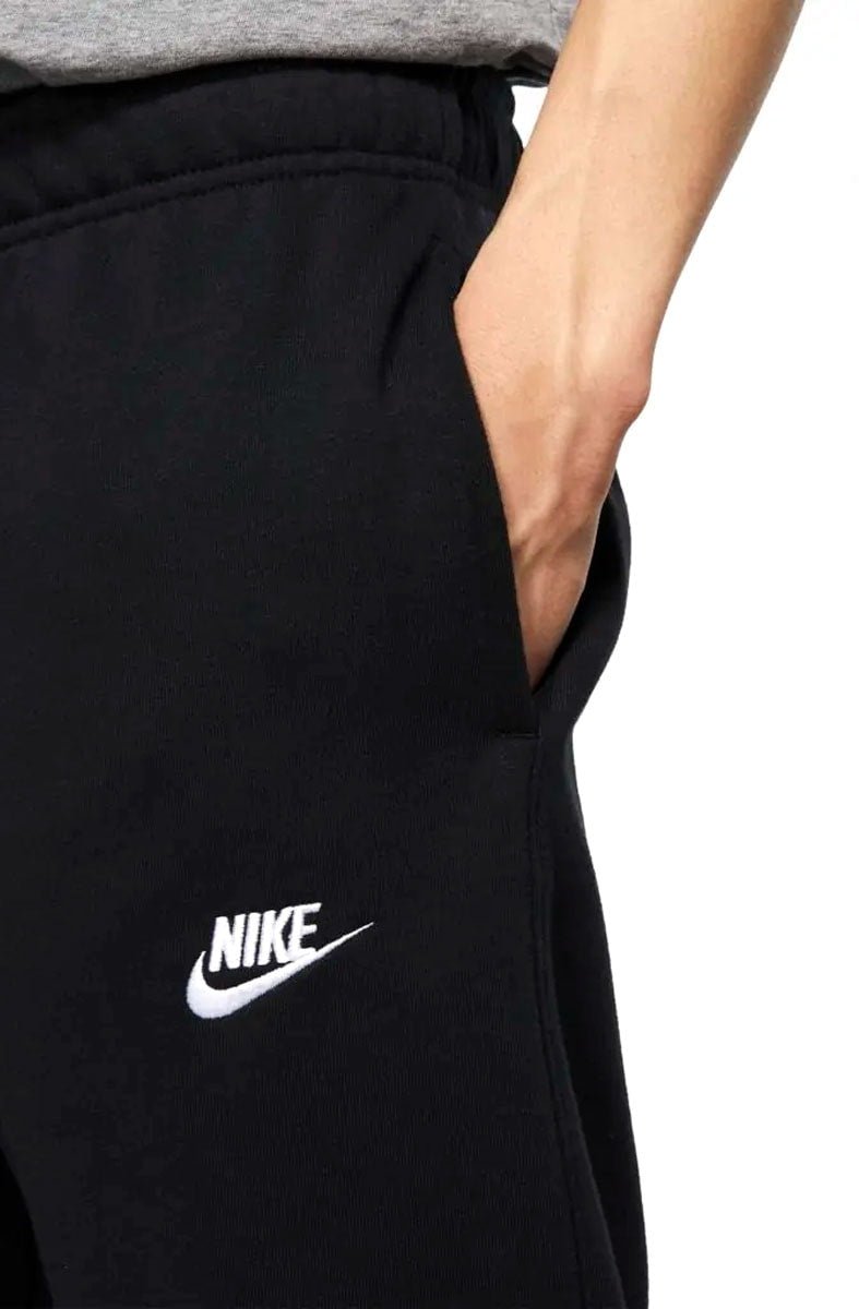 Calça Nike Jogger Moletom Sportswear Club Preto/Branco - NewSkull