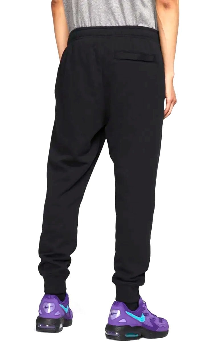 Calça Nike Jogger Moletom Sportswear Club Preto/Branco - NewSkull