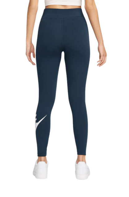 Calça Nike Legging Sportswear Futura Azul Marinho/Branco - NewSkull