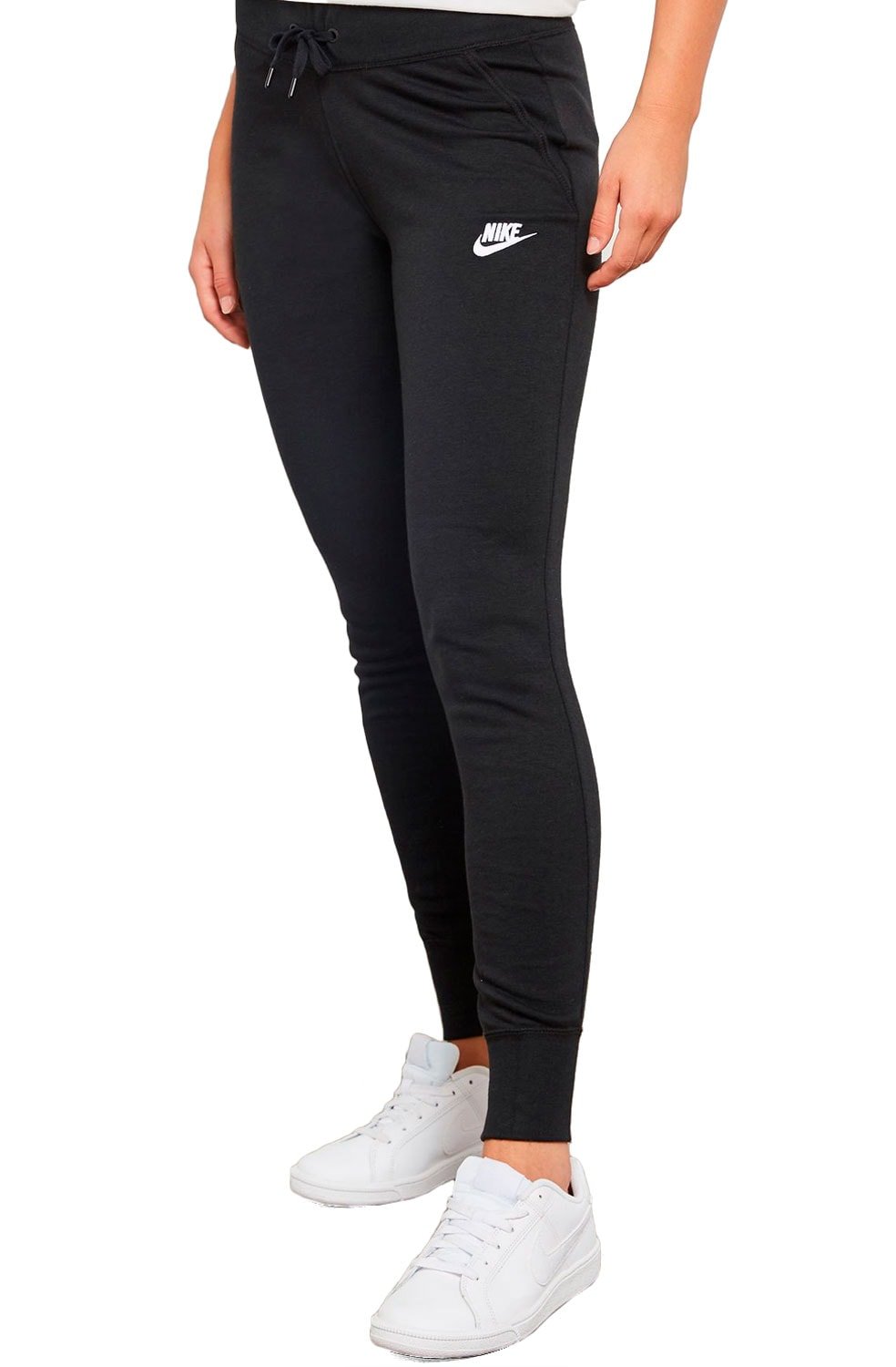 CALÇA NIKE MOLETOM PANT TIGHT FLEECE FEMININA PRETA - NewSkull