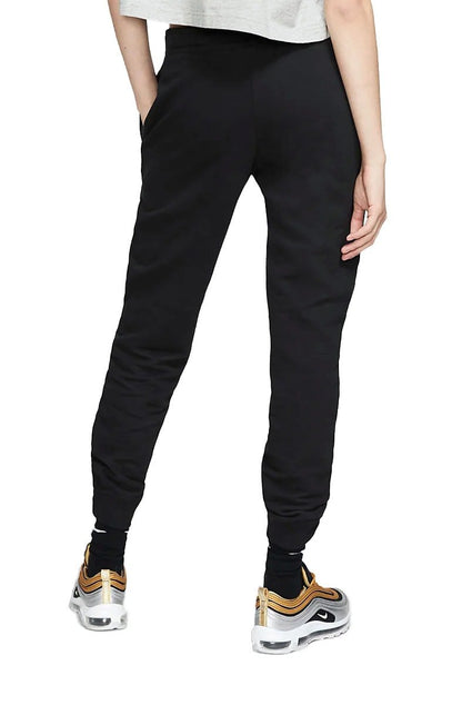 Calça Nike Moletom Sportswear Essential Feminina Preta/Branca - NewSkull