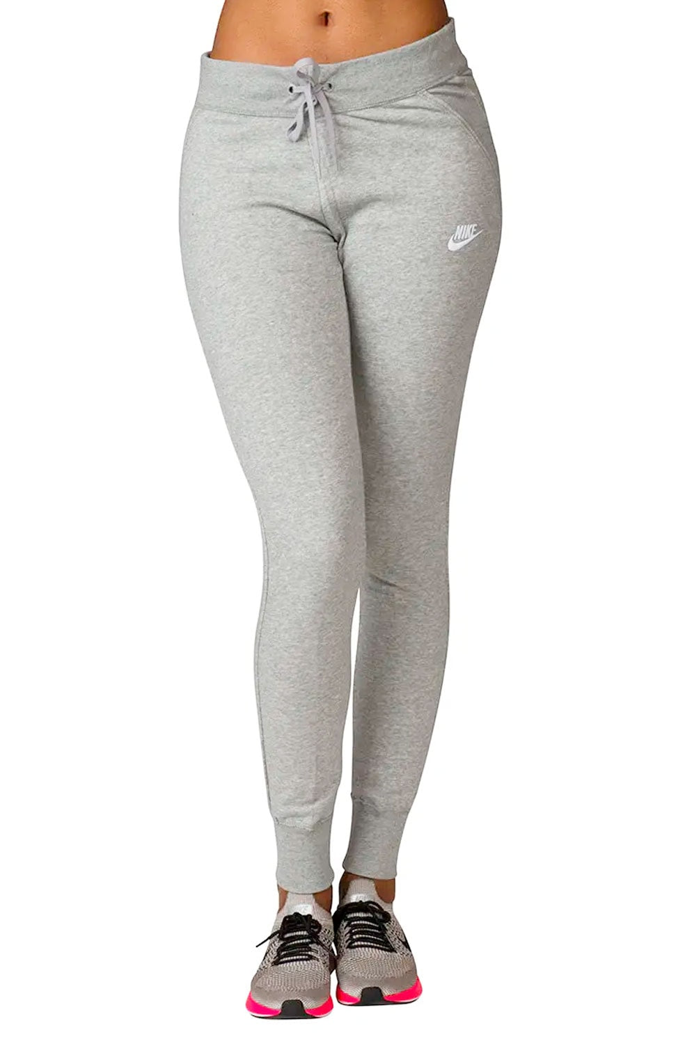 CALÇA NIKE MOLETOM SPORTSWEAR JOGGER FEMININA CINZA - NewSkull