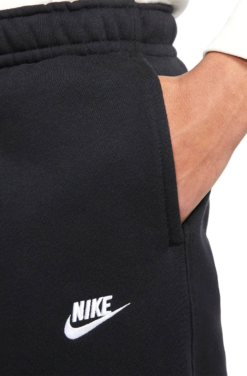 Calça Nike Sportswear Club Fleece Masculina Preto/Branco - NewSkull