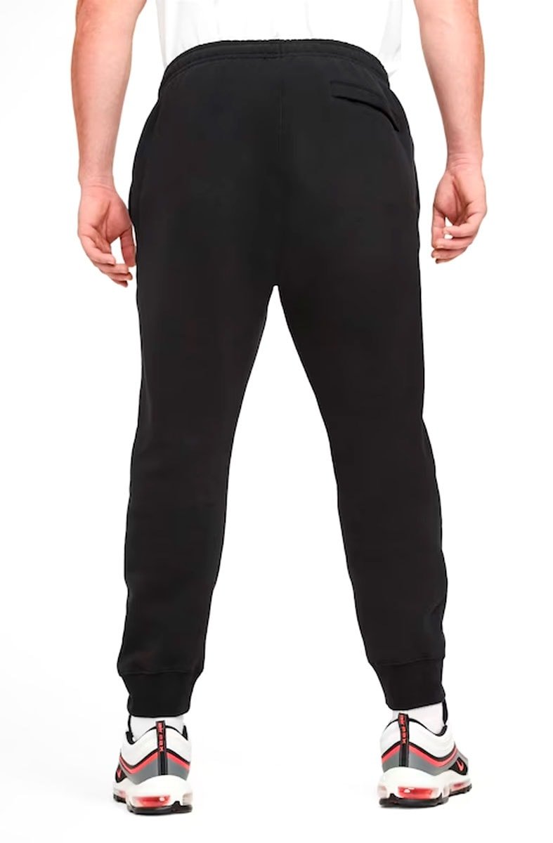 Calça Nike Sportswear Club Fleece Masculina Preto/Branco - NewSkull