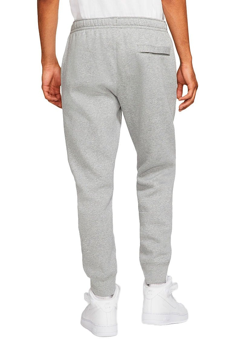 Calça Nike Sportswear Club Jogger Moletom Cinza/Branca - NewSkull