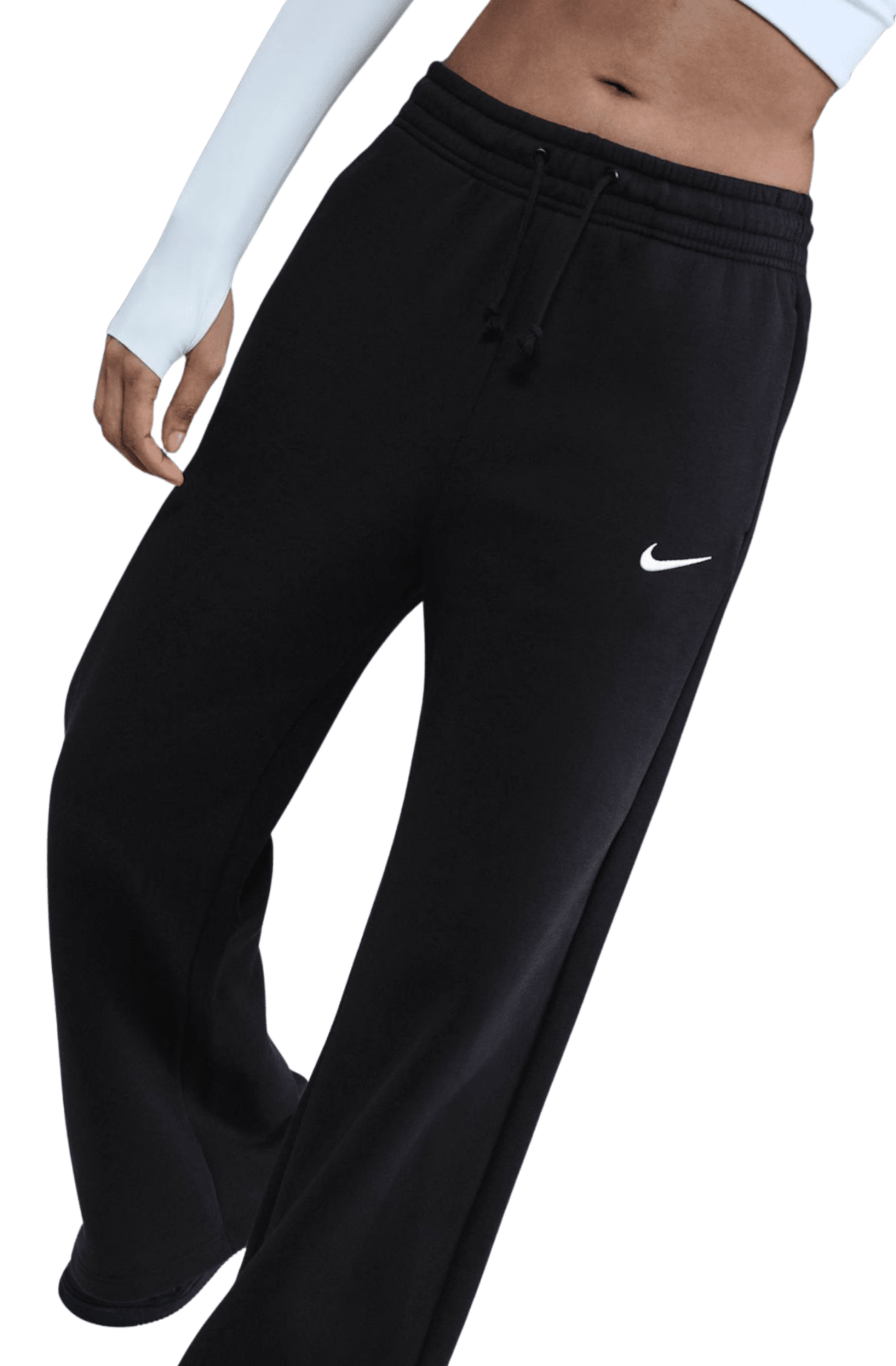 Calça Nike Sportswear Phoenix Fleece Feminino Preto - NewSkull