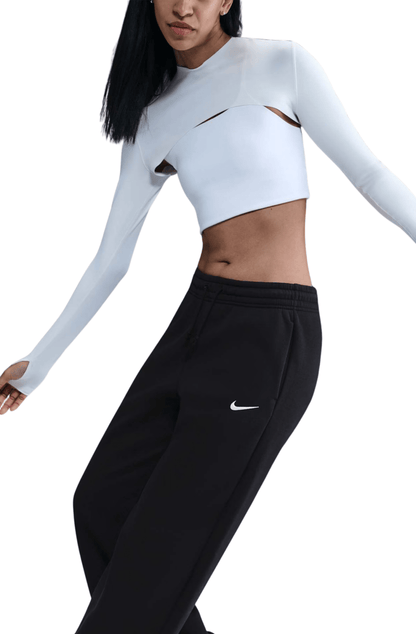 Calça Nike Sportswear Phoenix Fleece Feminino Preto - NewSkull