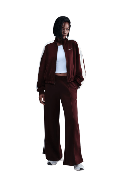 Calça Nike Sportswear Wide Leg Feminino Vinho - NewSkull