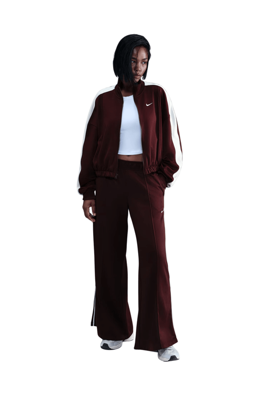 Calça Nike Sportswear Wide Leg Feminino Vinho - NewSkull