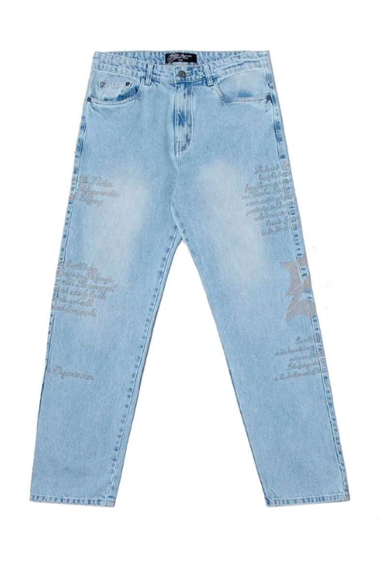 Calça Pants Sufgang History of Suf Jeans Azul - NewSkull