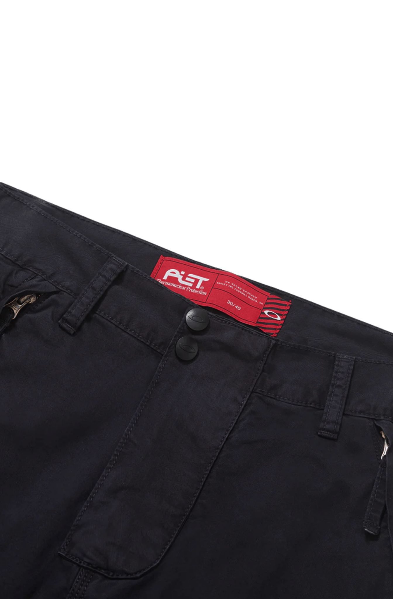 Calça Piet x Oakley SB Cargo Trousers Vintage Black Preto - NewSkull