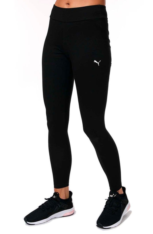 Calça Puma Legging Essentials Feminina Preta/Branca - NewSkull
