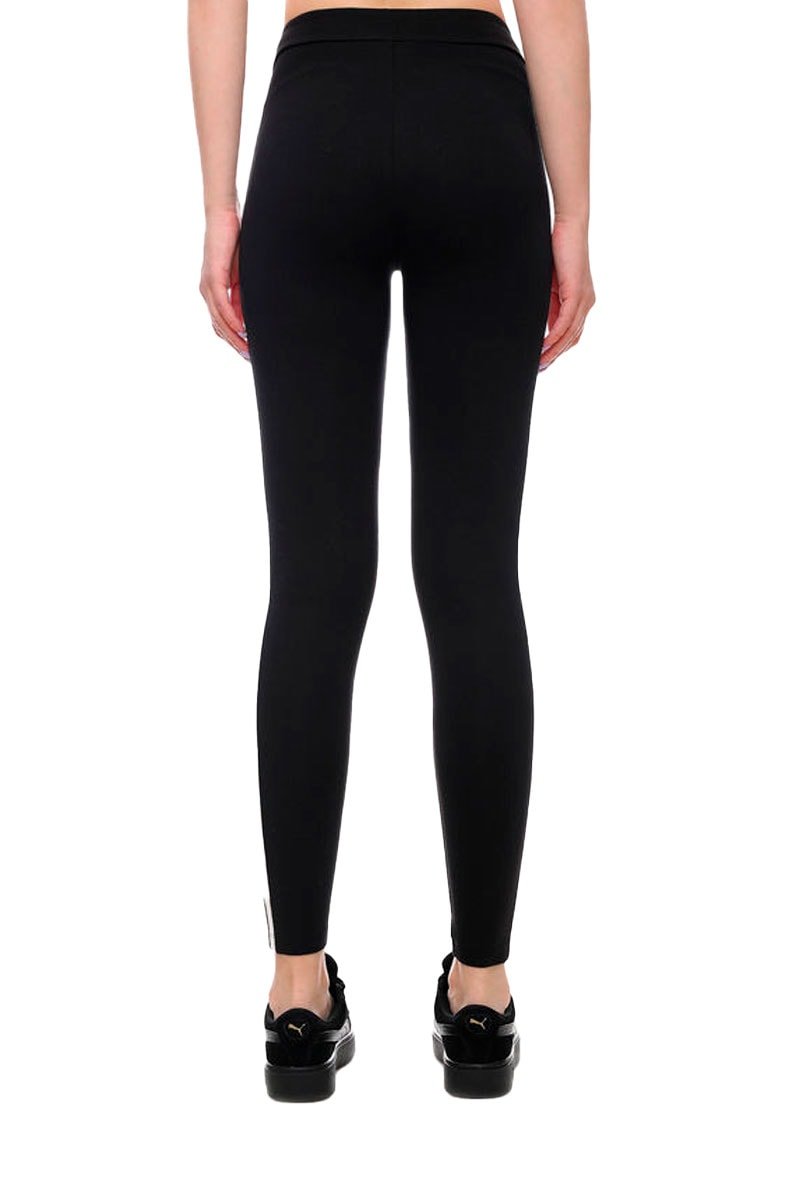 Calça Puma Legging Iconic T7 MR Feminina Preta/Branca - NewSkull