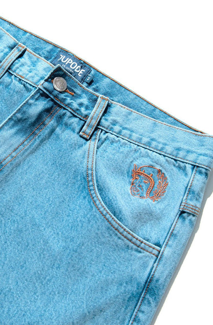 Calça TUPODE Jeans 678 Sky Azul - NewSkull