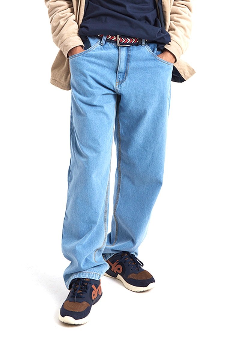 Calça TUPODE Jeans 678 Washed Azul - NewSkull